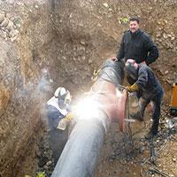 Tehran газовой компании- Горячая врезка   